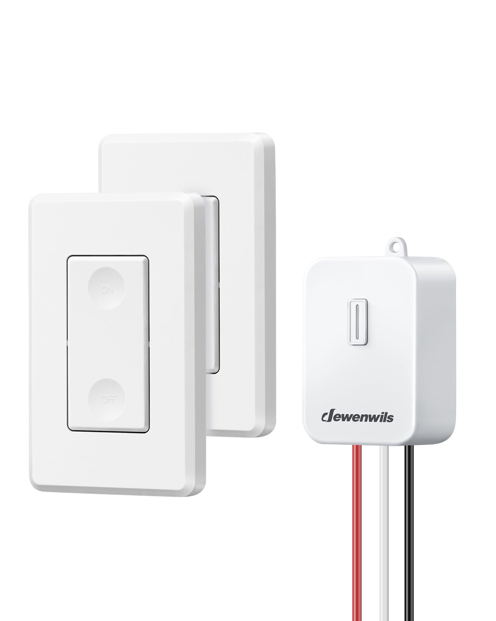 Wall Plug - In Remote Control Lighting Parts 2PK 1-way Wall Switch & 1PK Receiver Wireless ON/OFF Lamp Remote Light Switch Wireless - Foto 7