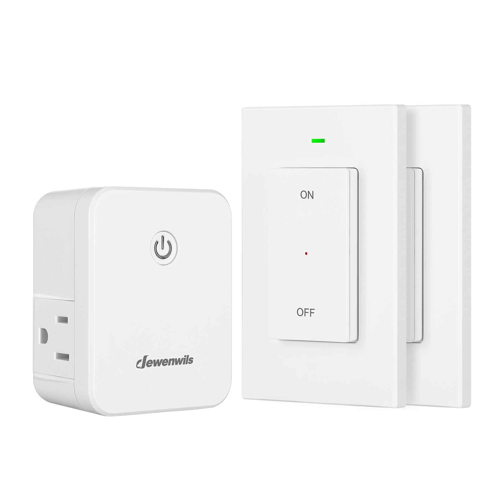Dewenwils Wireless Light Switch Remote Control Outlet, Remote Power Wall  Switch for Lamps, No Wiring Needed