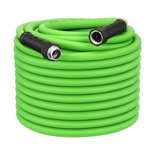 DEWENWILS Garden Hose 100 ft x 5/8", Water Hose with SwivelGrip, Heavy Duty, Lightweight, Flexible Hose for Plants, Car, Yard, 3/4 Inch Solid Fittings, Drinking Water Safe-SHHGH00A