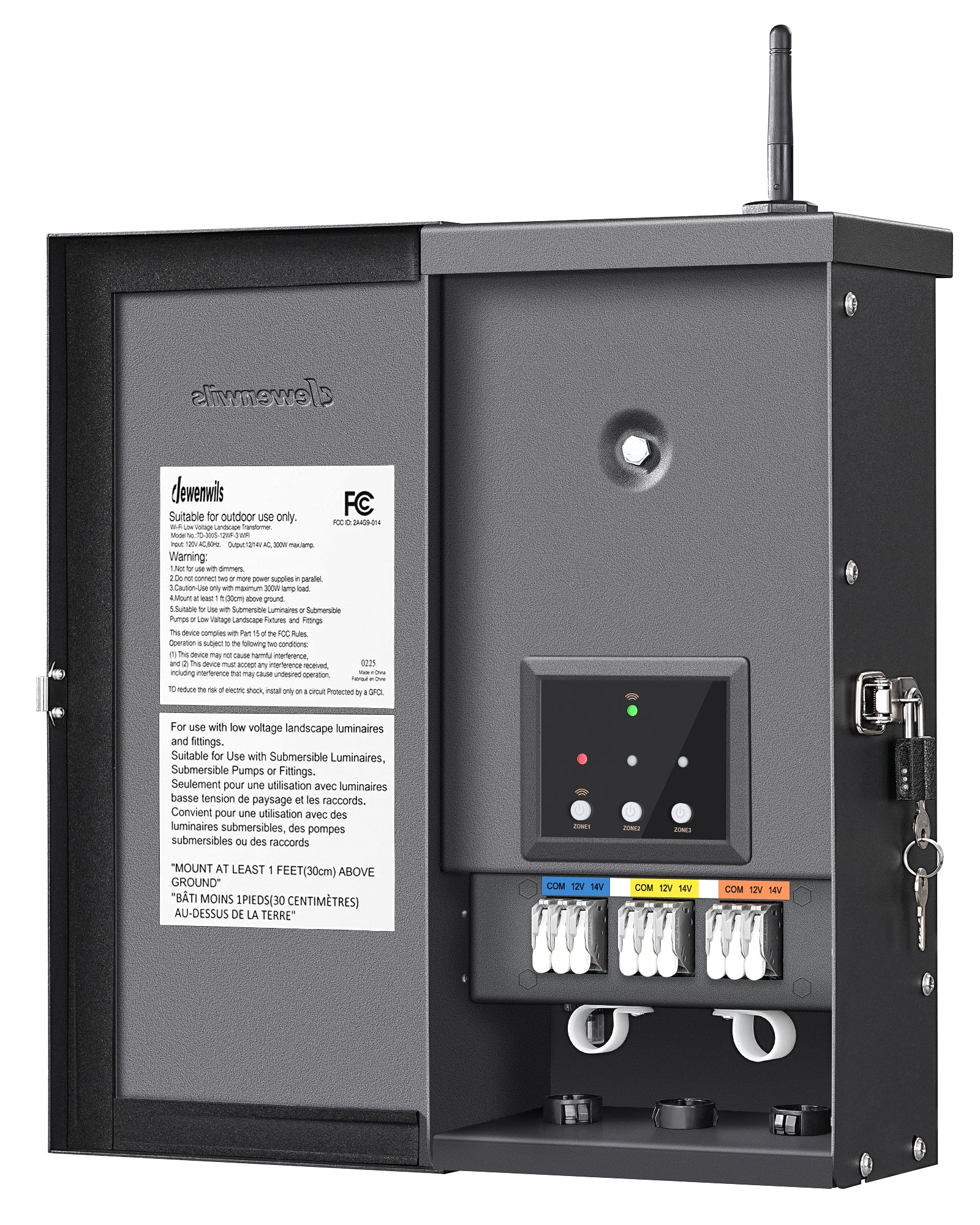 DEWENWILS | 300W Low Voltage Landscape Lighting Transformer