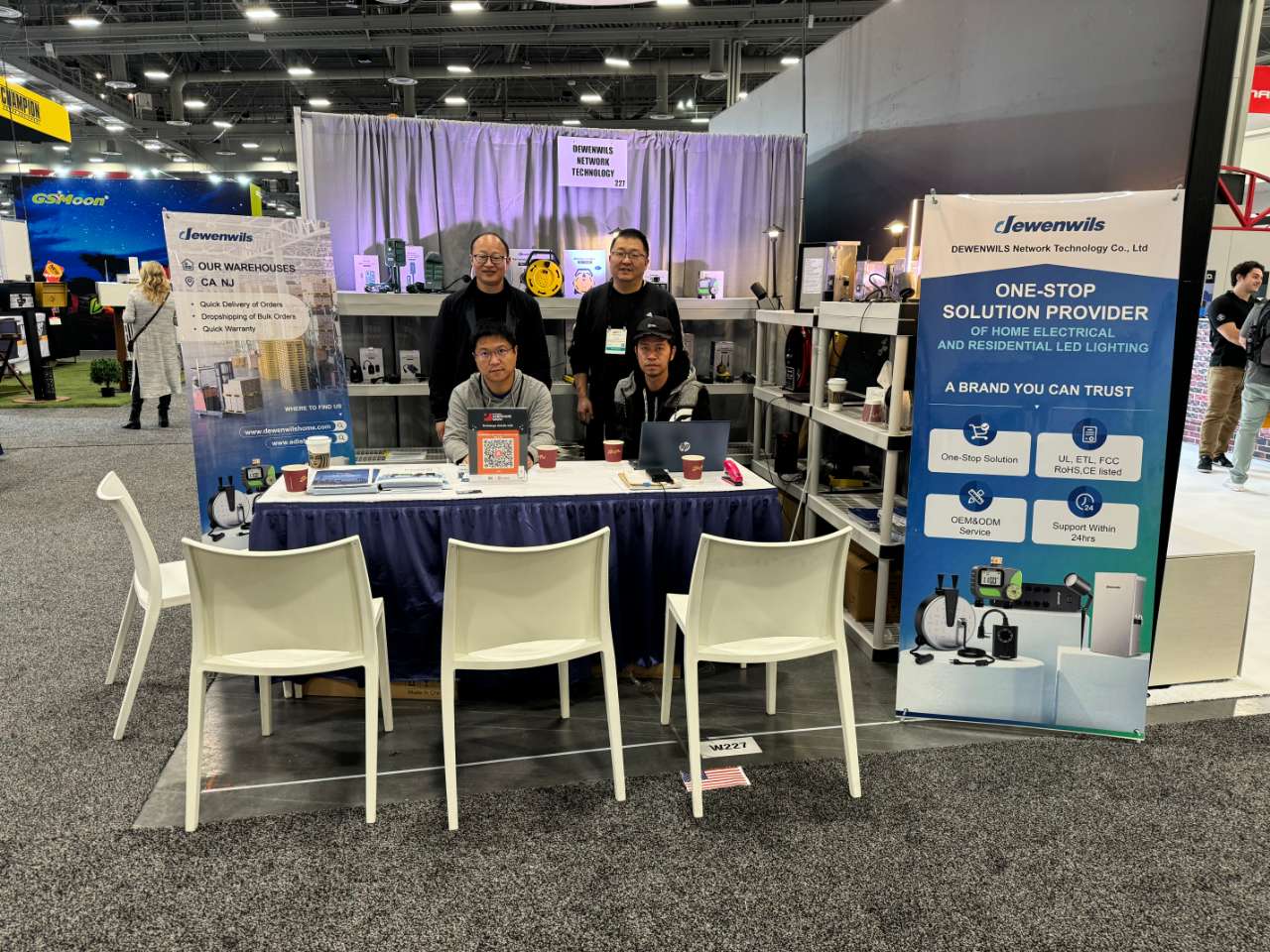 Dewenwils Shines at the 2024 National Hardware Trade Show with New US Warehouses