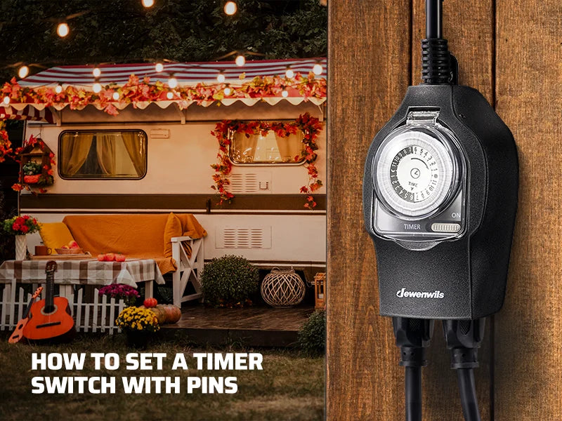 How to Set a Timer Switch with Pins