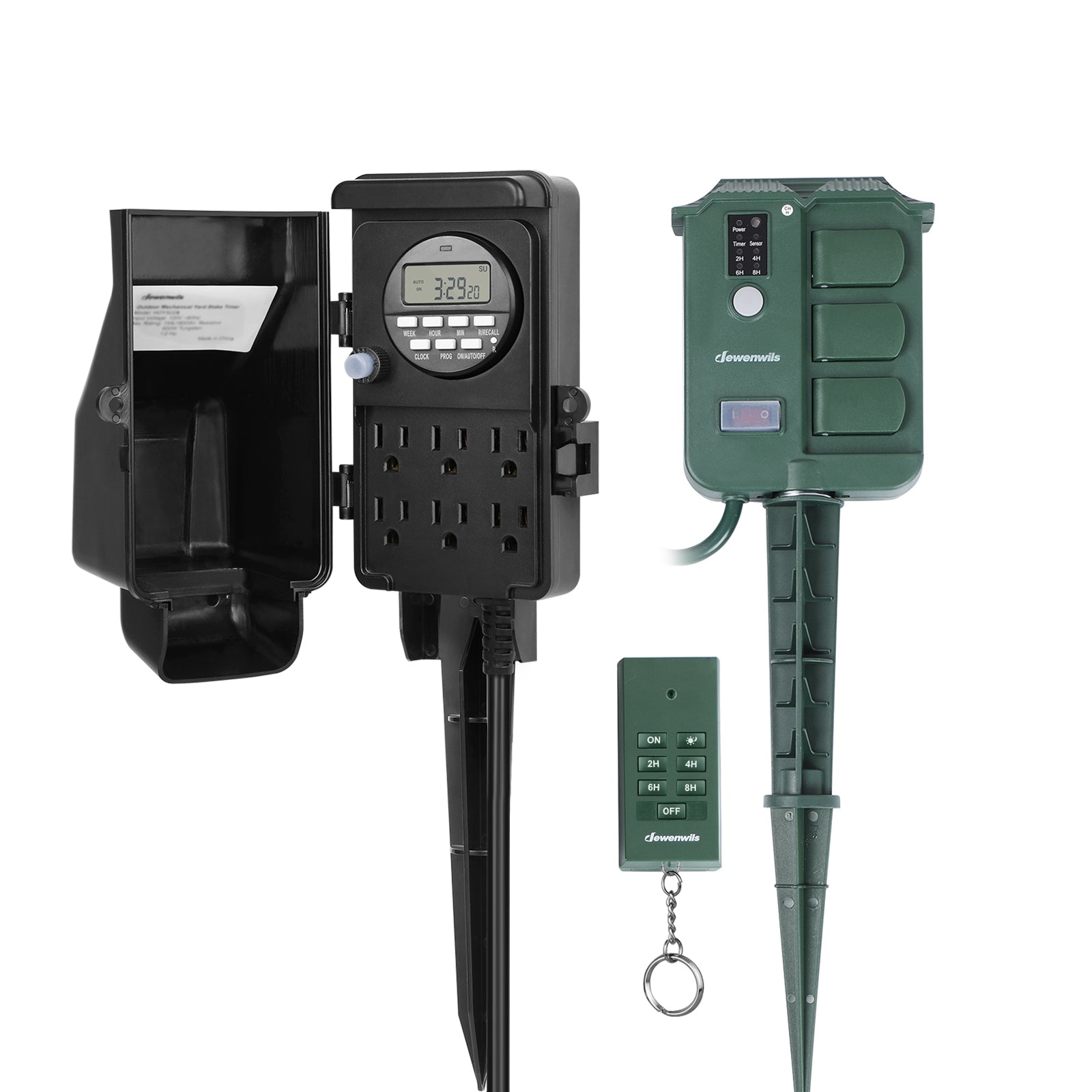 DEWENWILS | Outdoor Power Stake Timer