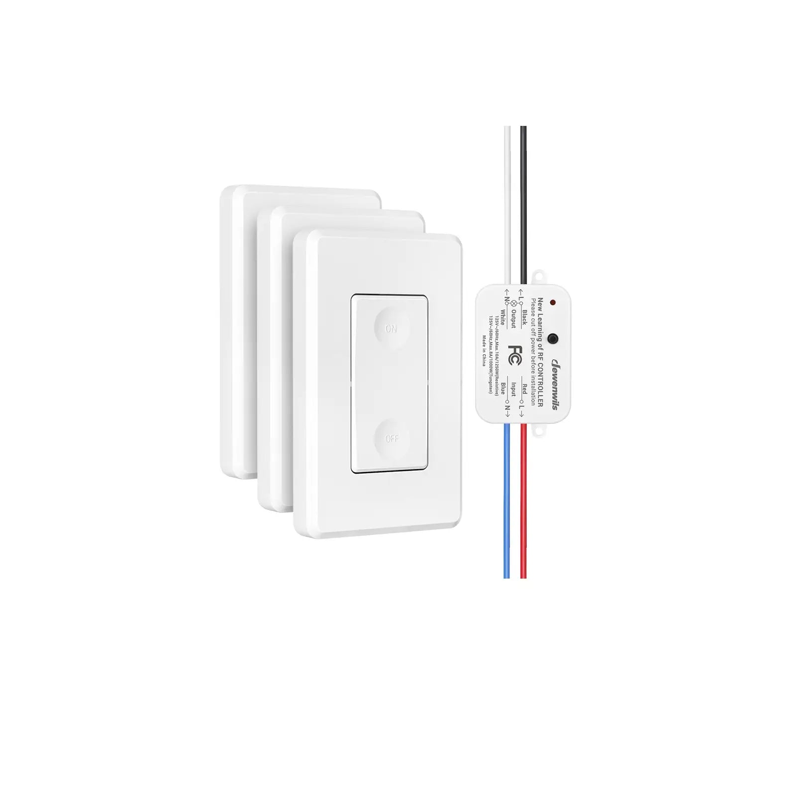 Wireless Light Switch and Receiver Kit