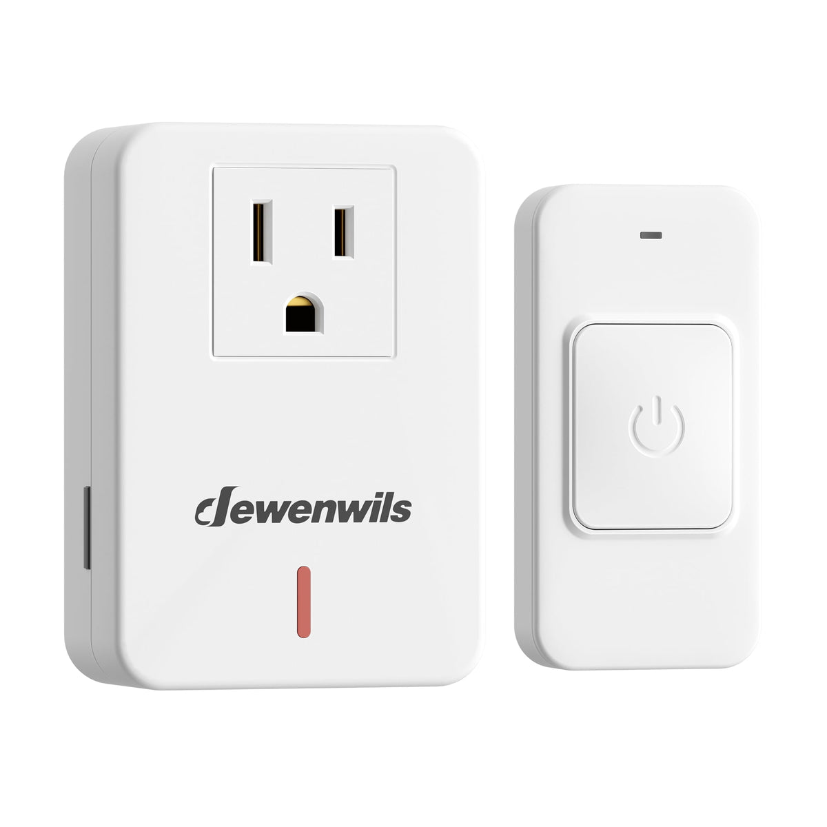 DEWENWILS Magnetic Wireless Remote Control Outlet – 100ft RF Range, No Programming Needed, Compact 3-Prong Plug-in Switch