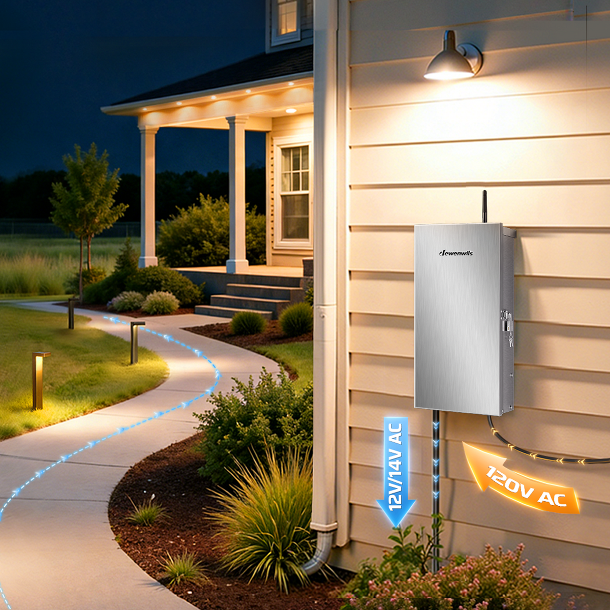 DEWENWILS | 300W Low Voltage Landscape Lighting Transformer