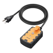 DEWENWILS 6-Outlet Heavy Duty Power Strip with 6ft Extension Cord, 14/3 SJTW Cable for Indoor Outdoor, 15A Circuit Breaker, Swivel Safety Covers-HEPS02A