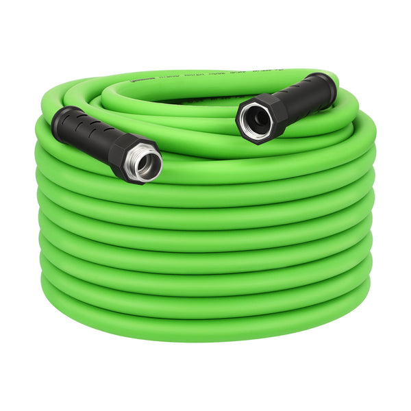 DEWENWILS Garden Hose 75 ft x 5/8", Water Hose with SwivelGrip, Heavy Duty, Lightweight, Flexible Hose for Plants, Car, Yard, 3/4 Inch Solid Fittings, Drinking Water Safe-SHHGH75A