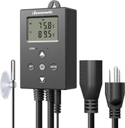 DEWENWILS Digital Temperature Controller Thermostat Outlet with Heating & Cooling Mode for Chest Freezer, Home Brewing, Green House, Incubation, Reptiles, 14-140°F, 120V/10A/1200W-HTCS01A1
