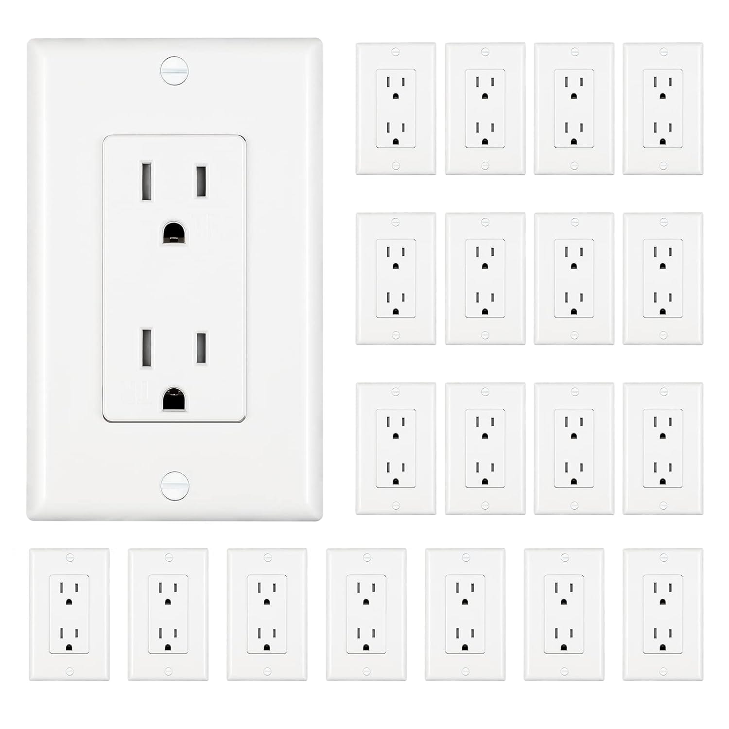 20 pack Wall Outlet