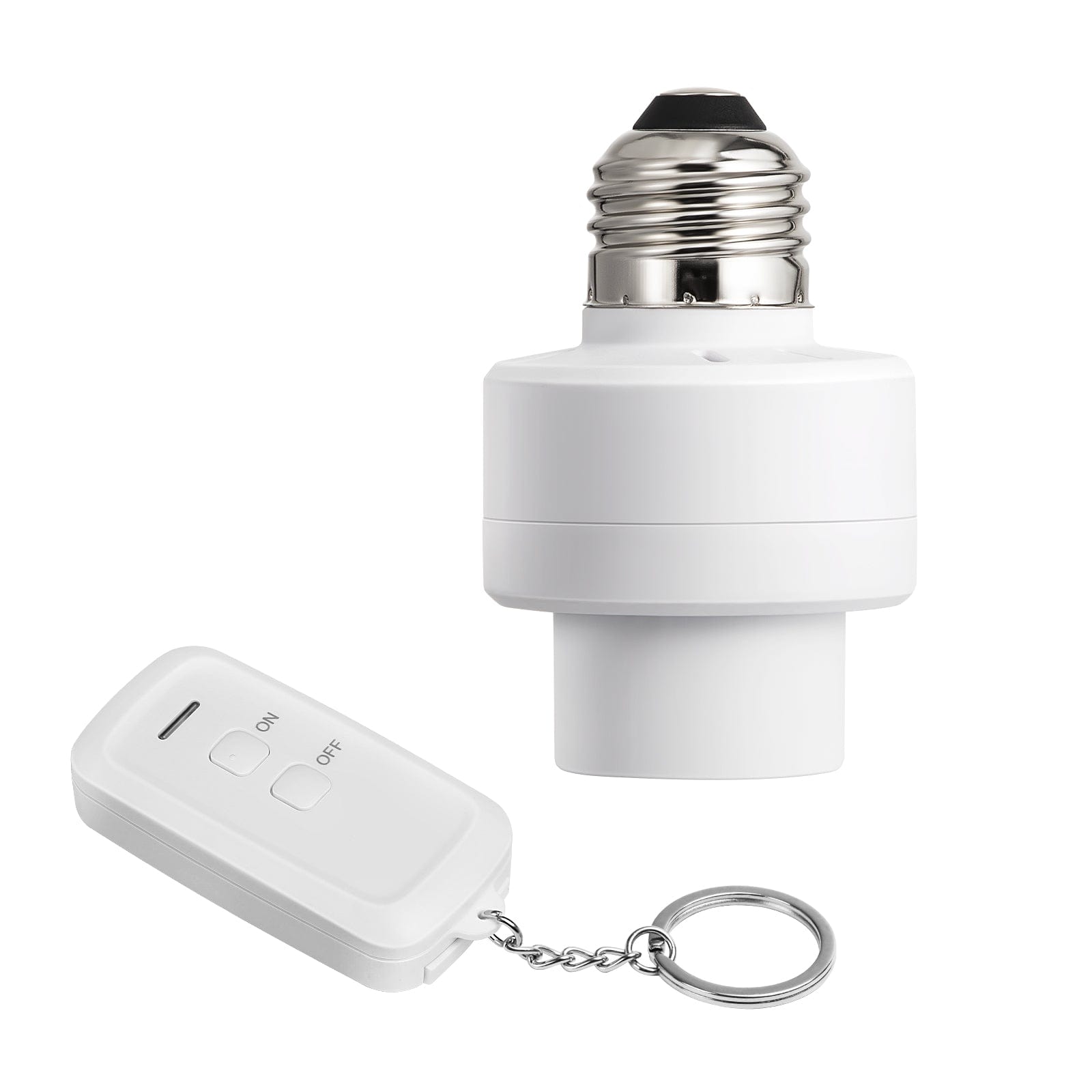 DEWENWILS Remote Control Light Socket, Wireless Remote Control Lamp Bulb Socket with Switch for Pull Chain Light Fixtures, 100FT Range, No Wiring Needed, ETL Listed(Shorter Version)-SHRLS11J