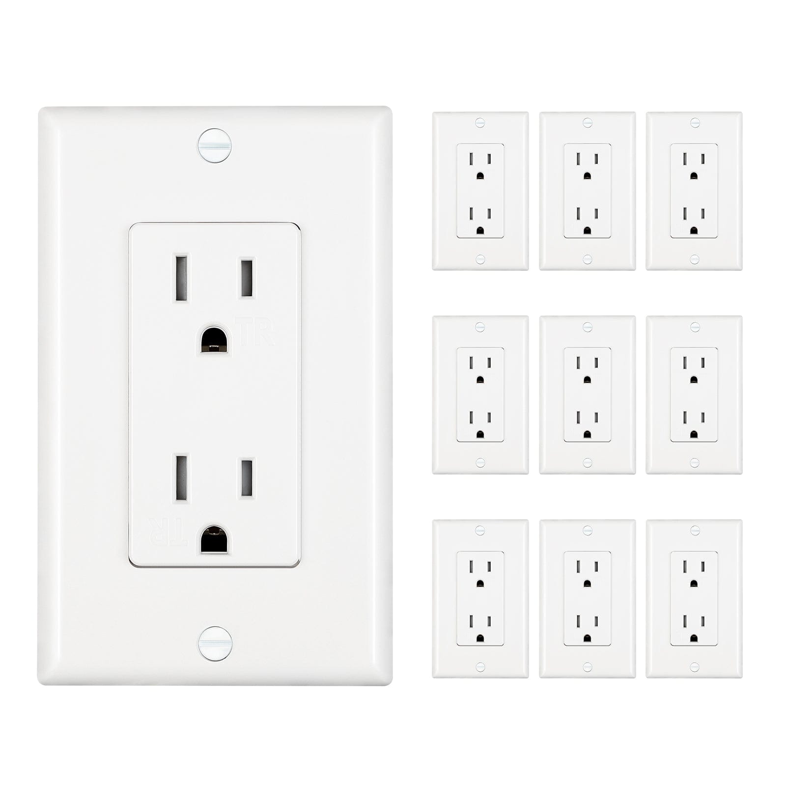 10 pack wall outlet
