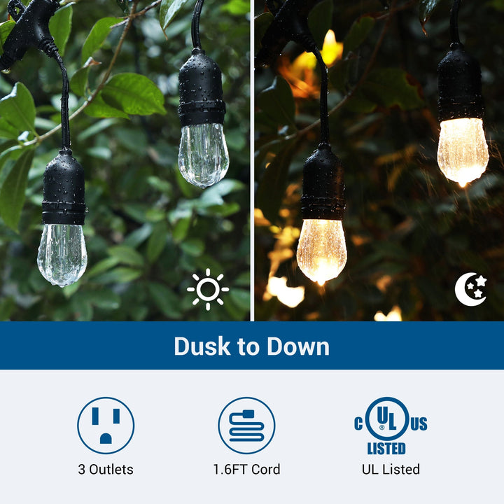 DEWENWILS Outdoor Photocell Timer, Waterproof Dusk to Dawn Timer with 3 ...