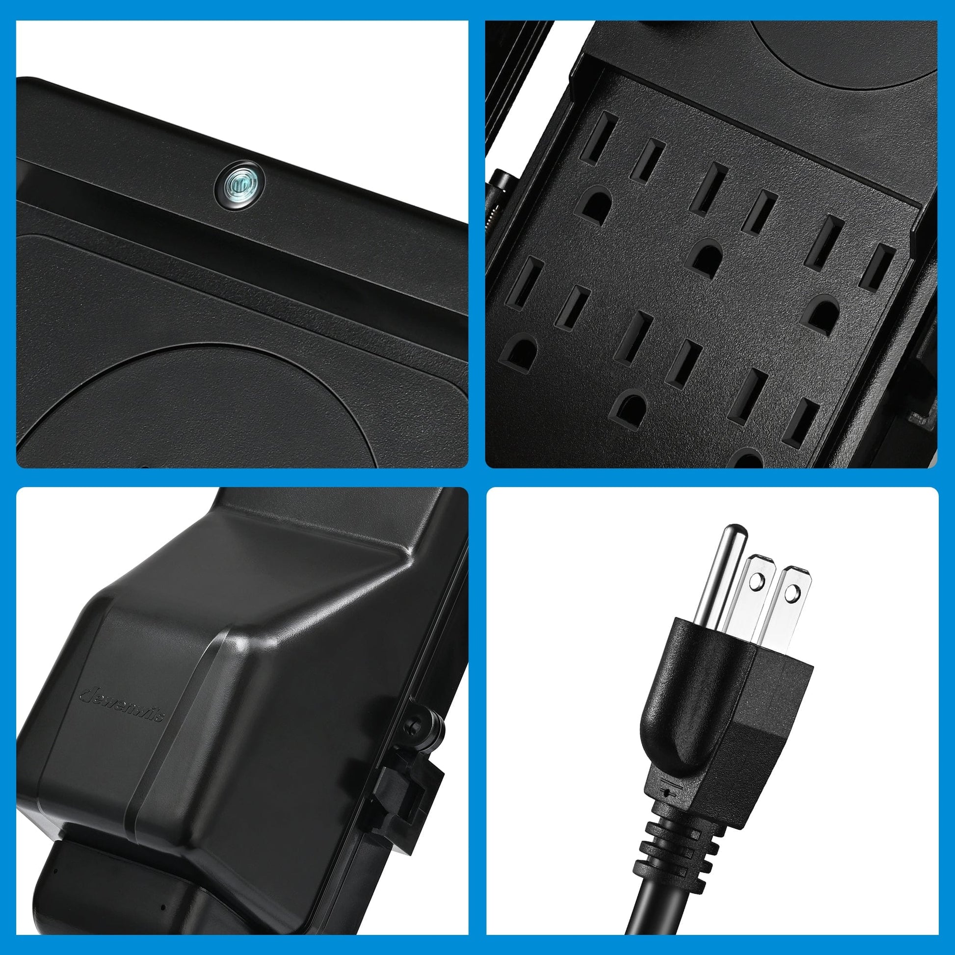 Outdoor Power Stake with Timer Details