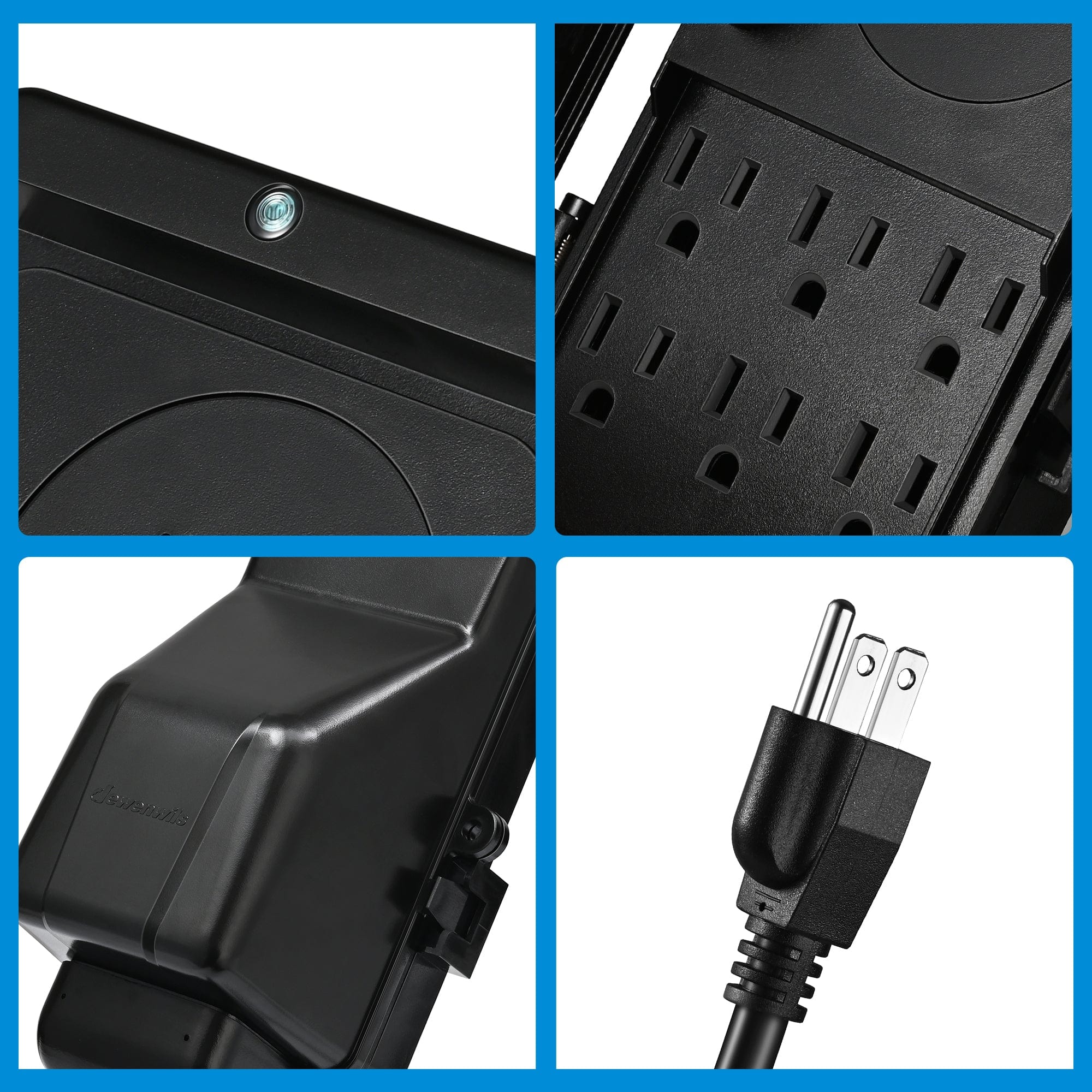 Outdoor Power Stake with Timer Details