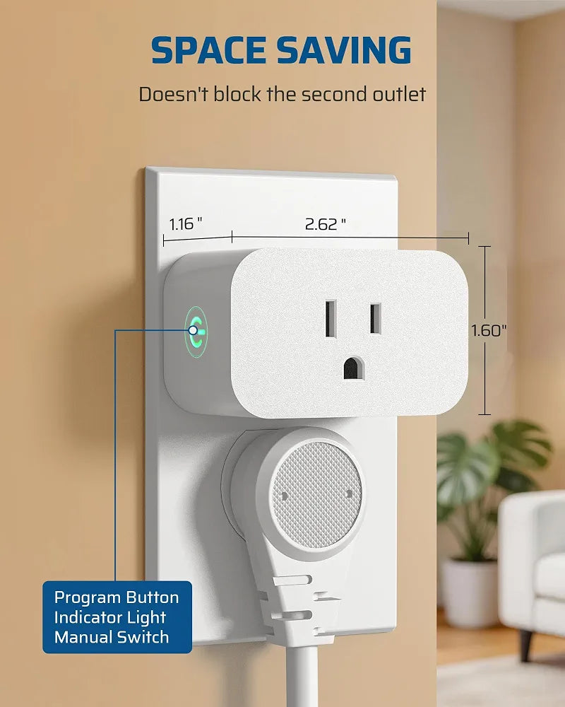 DEWENWILS Remote Control Outlet, 1 Magnetic Remote and 3 Outlets