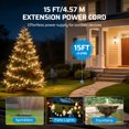 DEWENWILS Outdoor Power Stake Timer with Remote 15FT Extension Cord Waterproof Photocell for Lights Yard Garden
