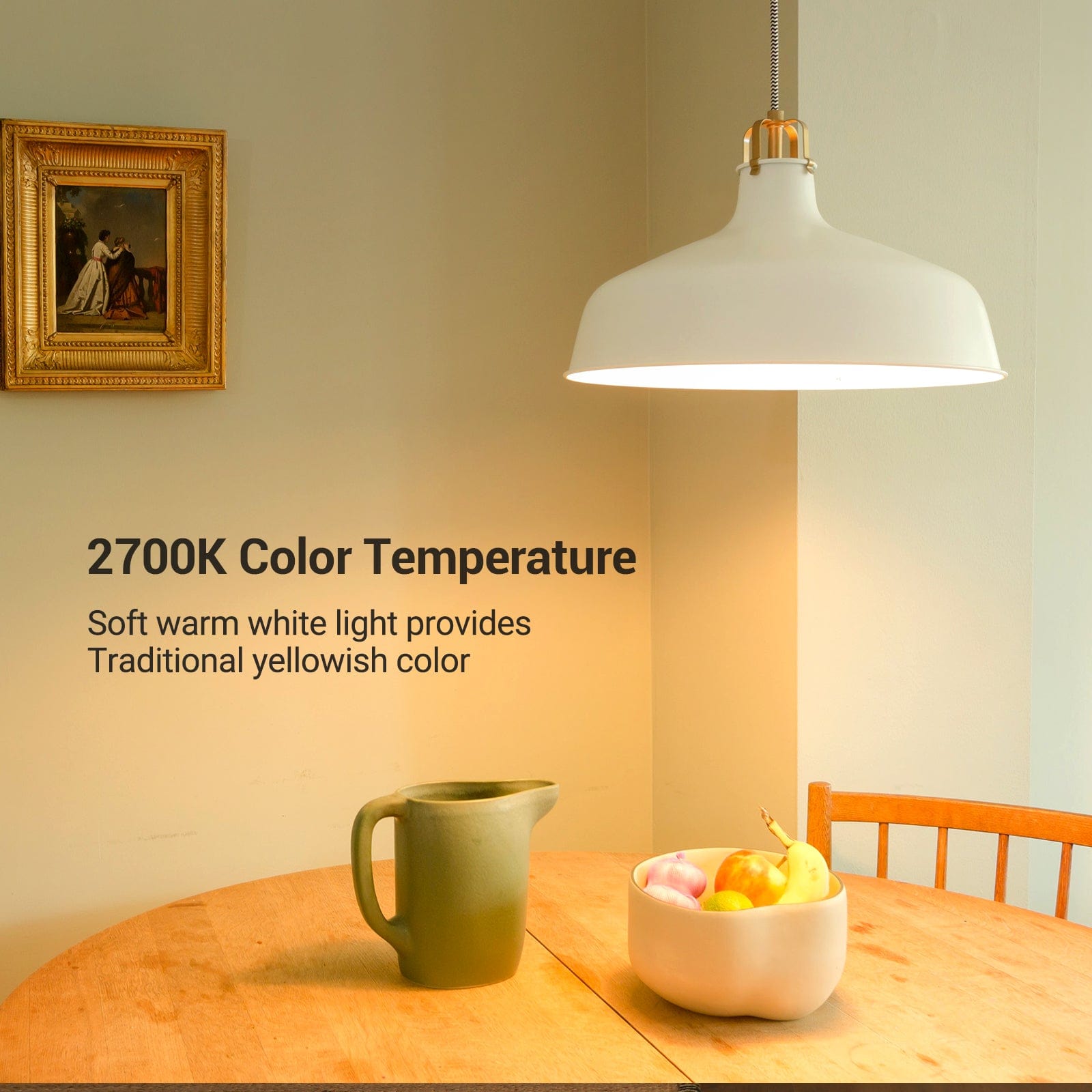 DEWENWILS 10-Pack Dimmable LED A19 Light Bulb, Soft White Light with Warm Glow, 800 Lumen, 2700K, 10W (60 Watt Equivalent), E26 Medium Screw Base-HDLA19K