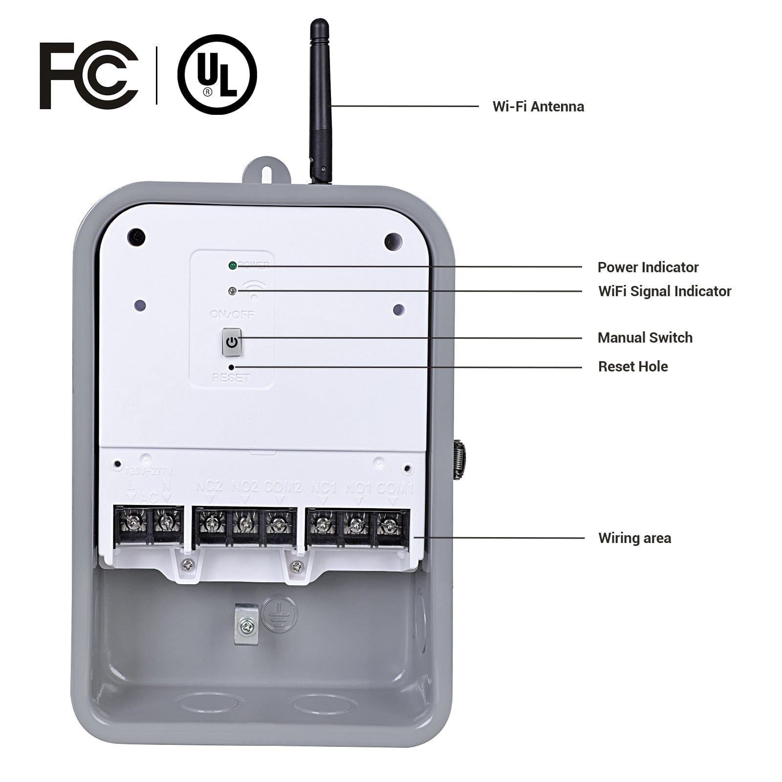 DEWENWILS WiFi Pool Pump Timer Box for Pool, Water Heater, Compatible