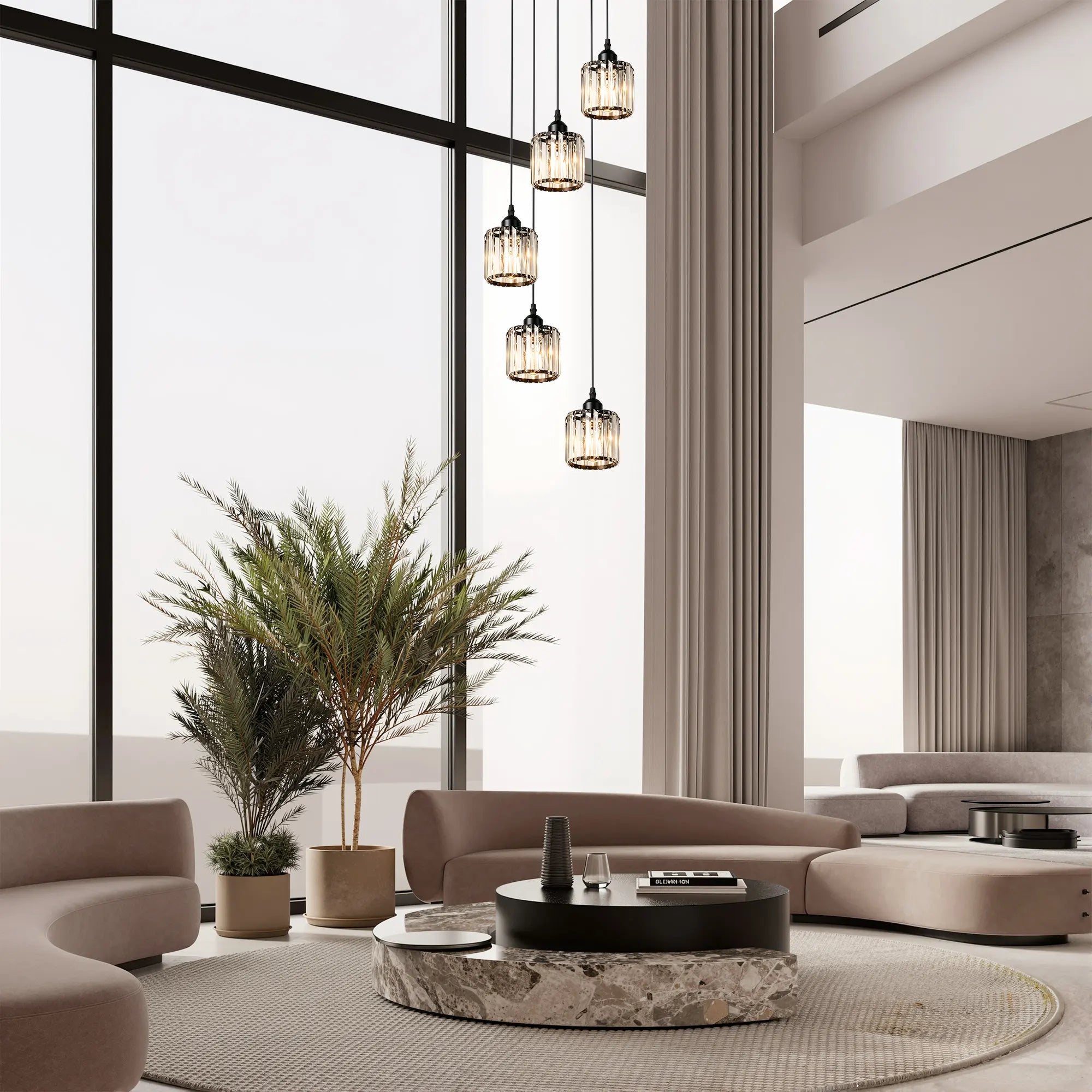 5 - Light Cluster Pendant Light (12")