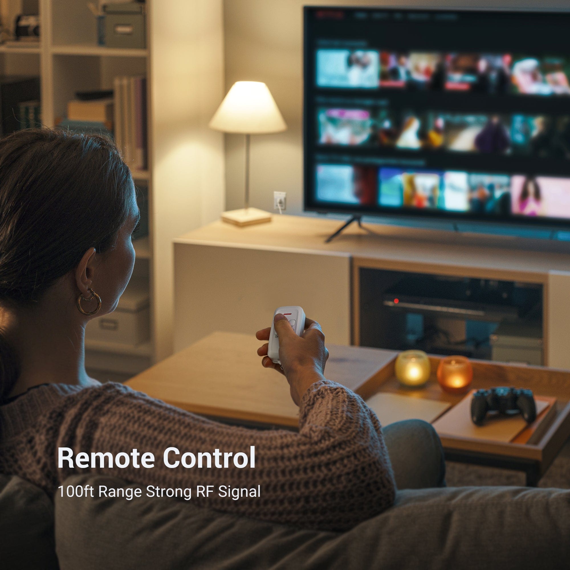 Dimmer Switch: Remote control with 100ft range and strong RF signal