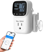 DEWENWILS Smart Temperature Controller, 15A Smart Thermostat with Memory
