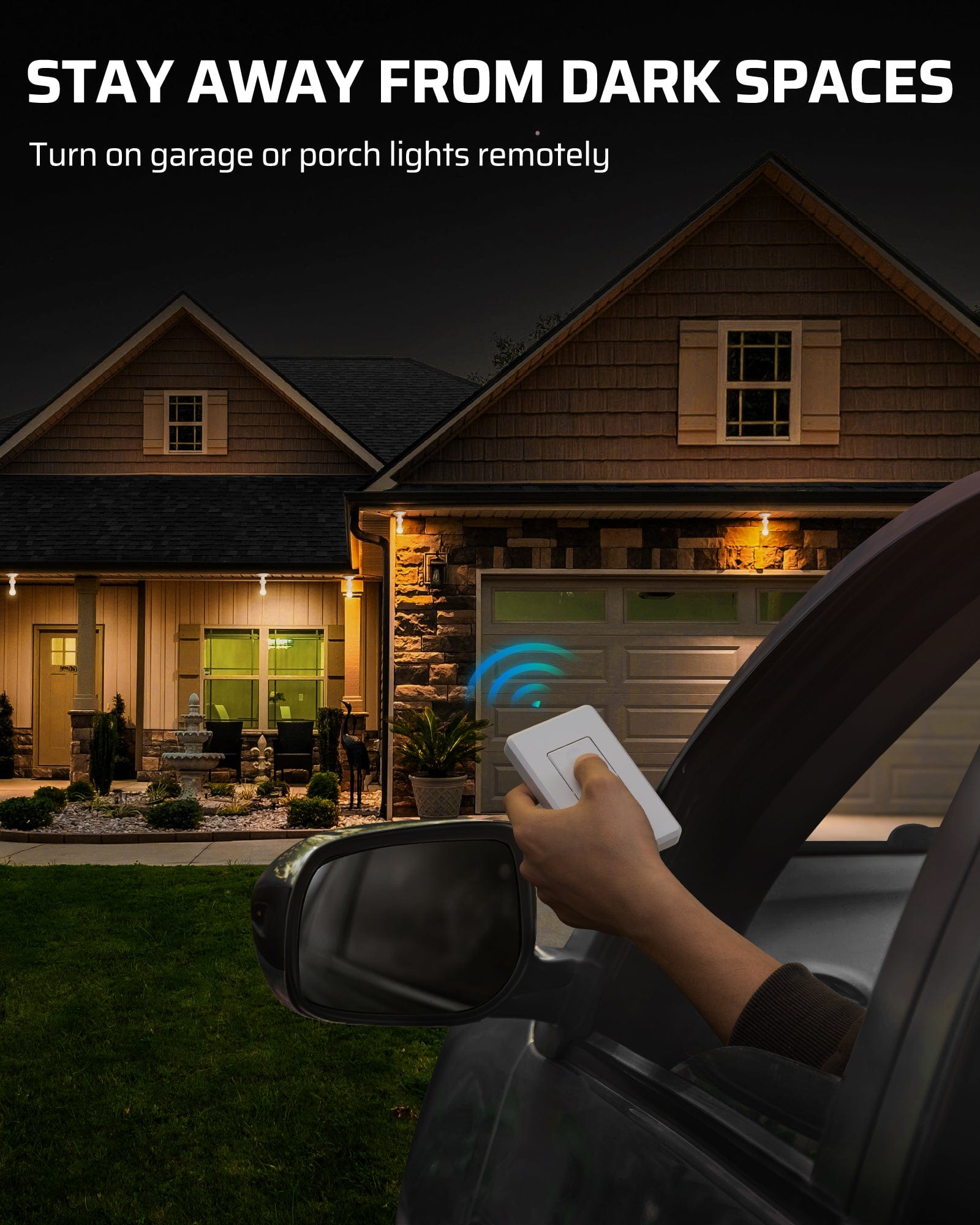 DEWENWILS Remote Control Light Bulb Socket, E26 E27 Bulb Base, No Wiring-HRLS11T