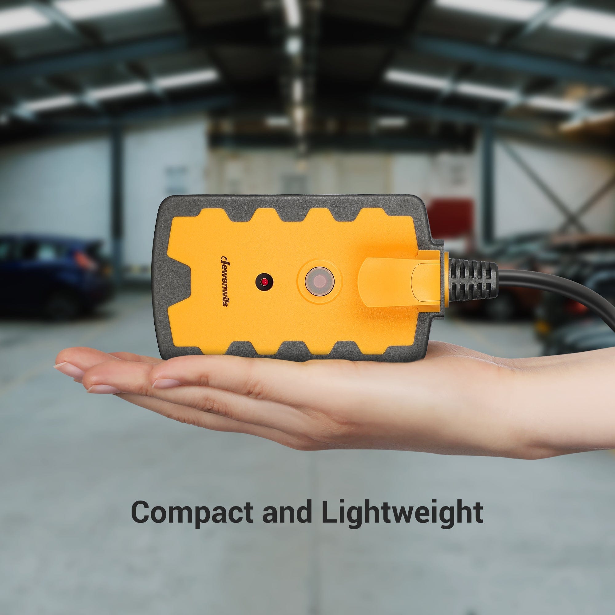 DEWENWILS 6-Outlet Heavy Duty Power Strip with 6ft Extension Cord, 14/3 SJTW Cable for Indoor Outdoor, 15A Circuit Breaker, Swivel Safety Covers-HEPS02A