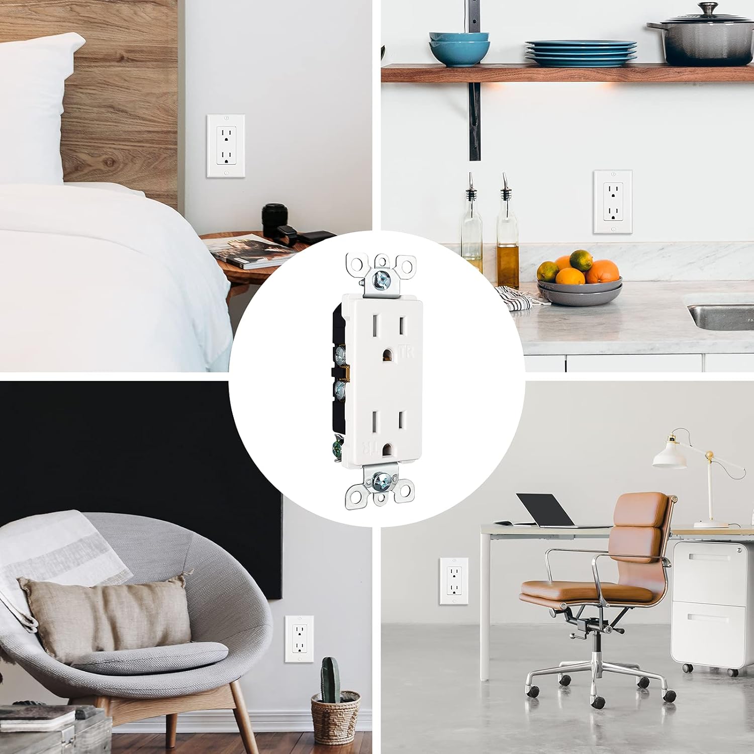 Various Indoor Application Scenarios for Wall Outlets