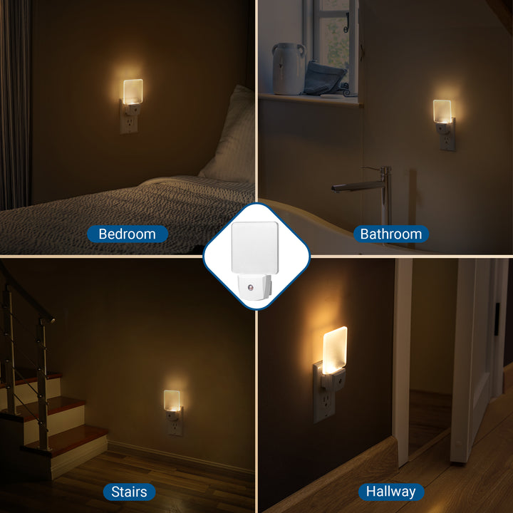 DEWENWILS 120VAC Night Light 9000-12000K Daylight Auto On/Off (3-20 Lux) 30,000-Hour Lifespan Energy-Efficient