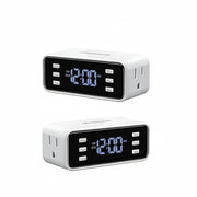 DEWENWILS 24 Hour Programmable Digital Timer Outlet, Indoor Digital Timer Outlet with 3 ON/Off Settings, 3 Prong, 125V/1000W Tungsten/15A, 2 Pack for Lamp, Fan, Aquarium - HIDT22M