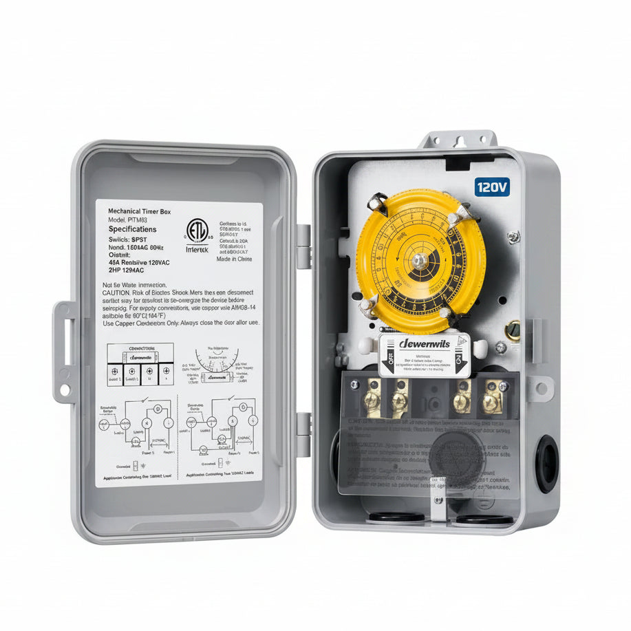 DEWENWILS 24-Hour Mechanical Pool Pump Timer