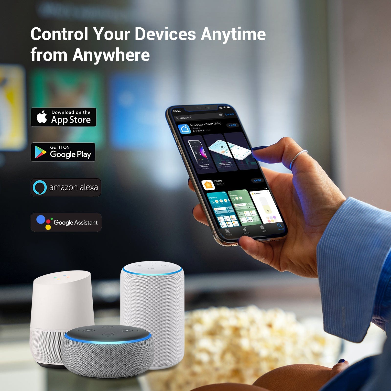 Control your heavy-duty devices anytime from anywhere via smartphone. Perfect for remote management of pool pumps, heaters, and lighting.