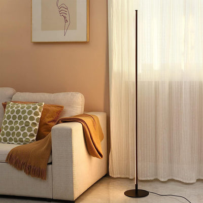 DEWENWILS 57.5" Minimalist LED Corner Floor Lamp, Modern Dimmable Mood Lighting, Standing Tall Floor Lamp for Living Room, Bedroom, Office, 3000K Warm White Light (2 Set)-F2HFLK02T