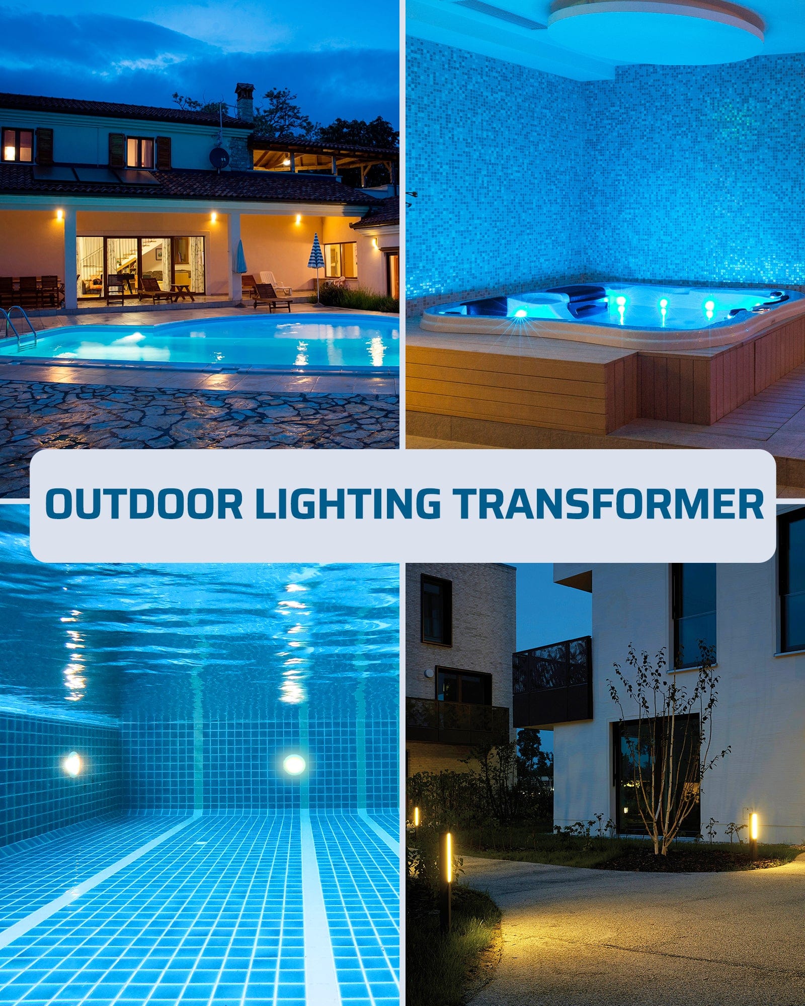 DEWENWILS 60W Pool Light Low Voltage Transformer for safe and efficient outdoor lighting