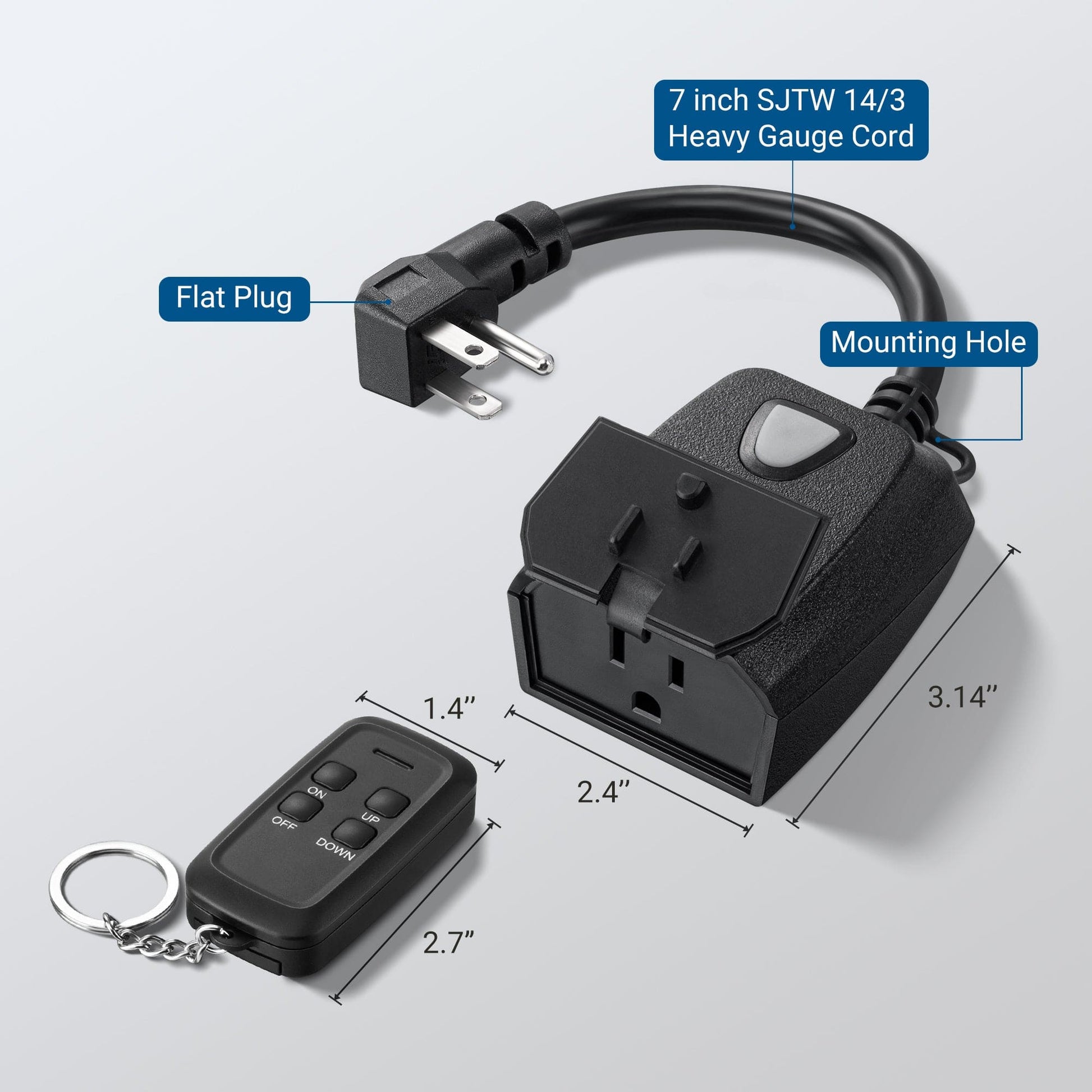 Outdoor Dimmer Dimensions