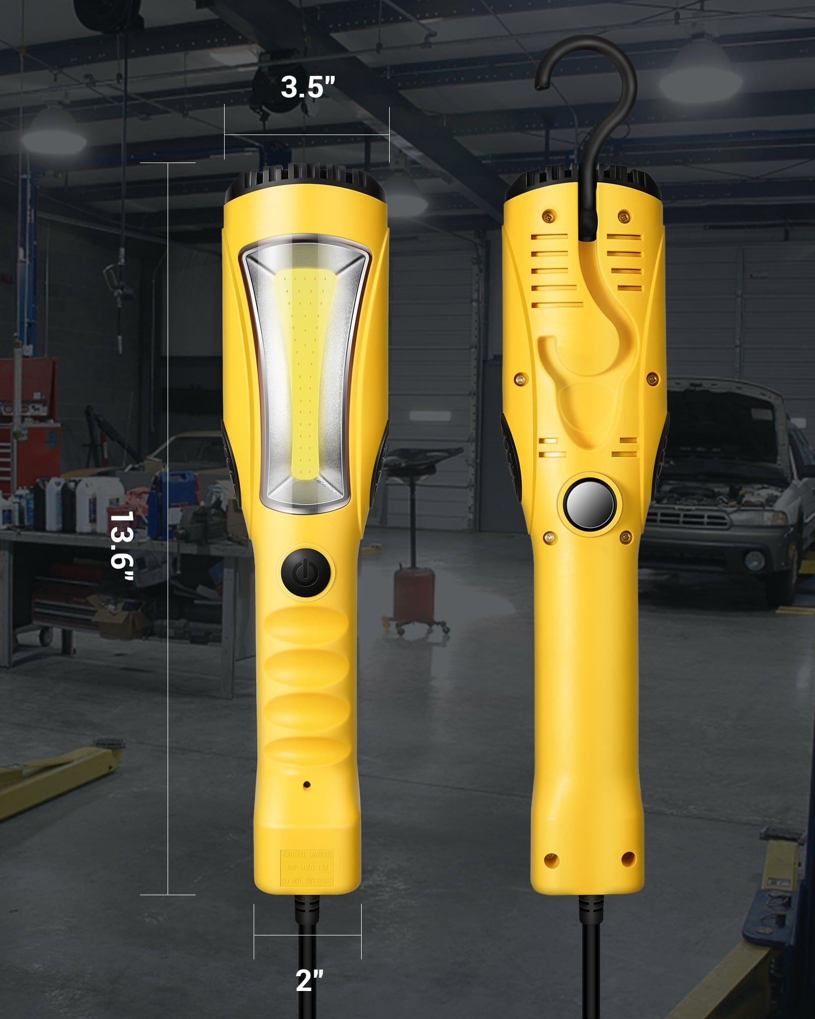 dewenwils rechargeable led emergency flashlight DEWENWILS LED Work Light with 15ft Cord, 1200LM Underhood Light, Trouble Light for Garage, Workshop, Car Repair Scene