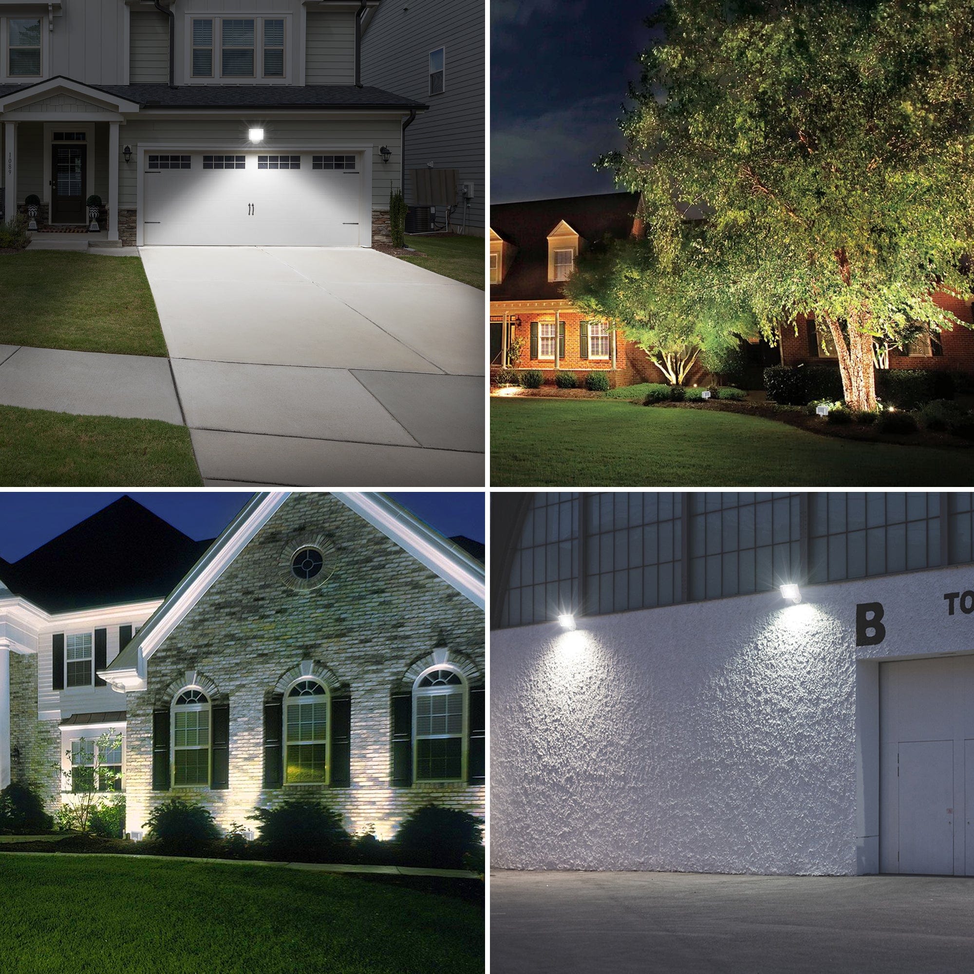 DEWENWILS 34W LED Flood Light Outdoor, 3200LM Super Bright (400W Equivalent), IP65 Waterproof Knuckle Mount LED Flood Light, 5000K LED Security Light for Garden, Yard, Garage-HFLB03B