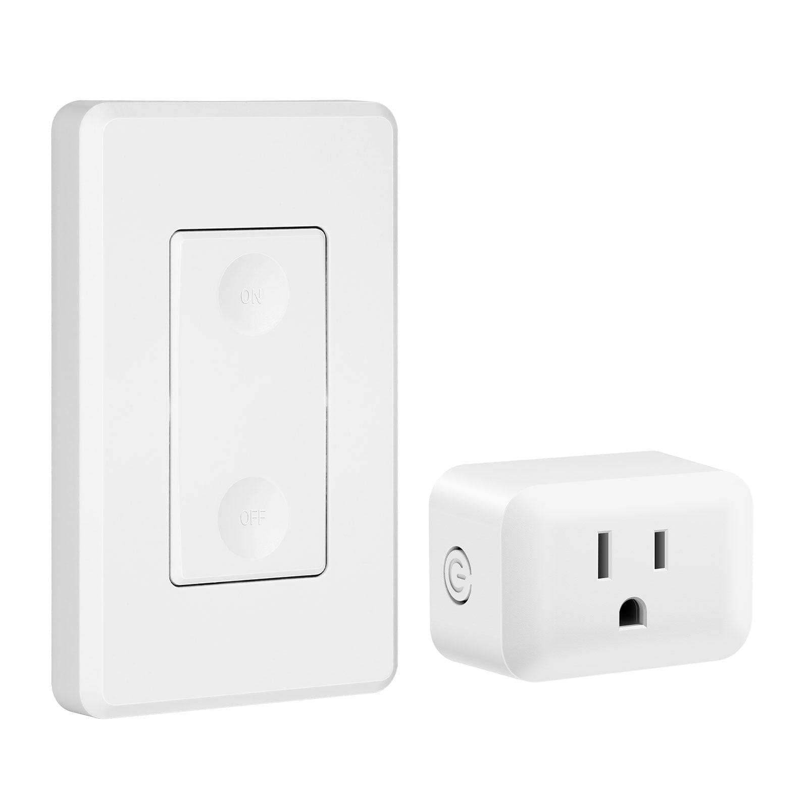 DEWENWILS Wireless Light Switch, Remote Control Outlet Switch for Lamps, Lights, Fans and Household Appliances, 100 FT RF Signal, No Wiring Needed, 15A/1875W, FCC Listed