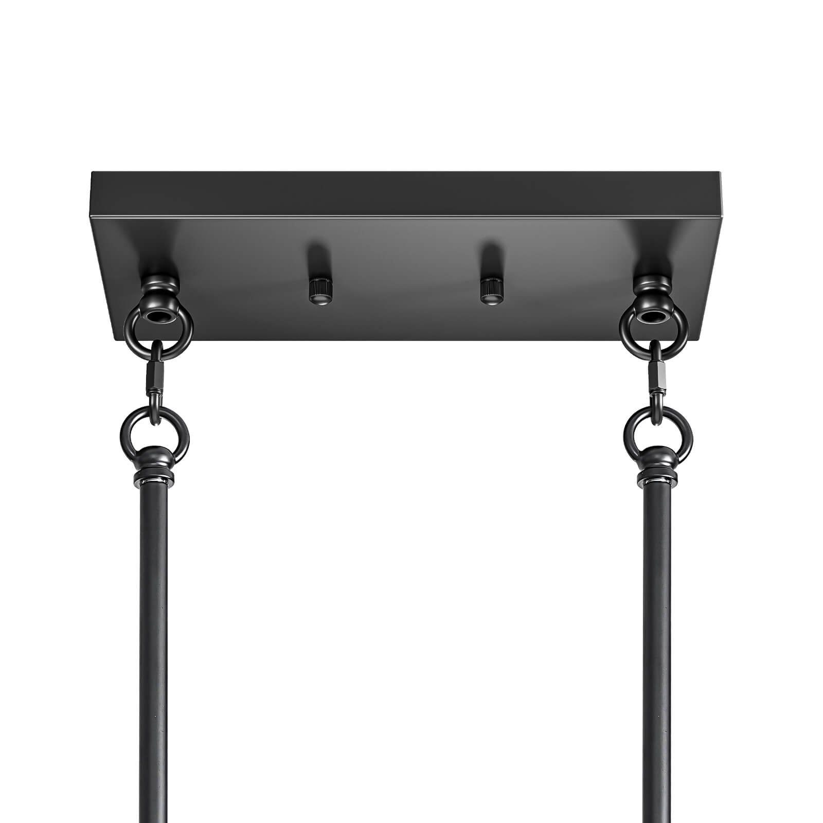 5-Light Modern Handcrafted Glass Linear Chandelier