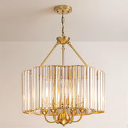 6-Light Petal Crystal Chandelier