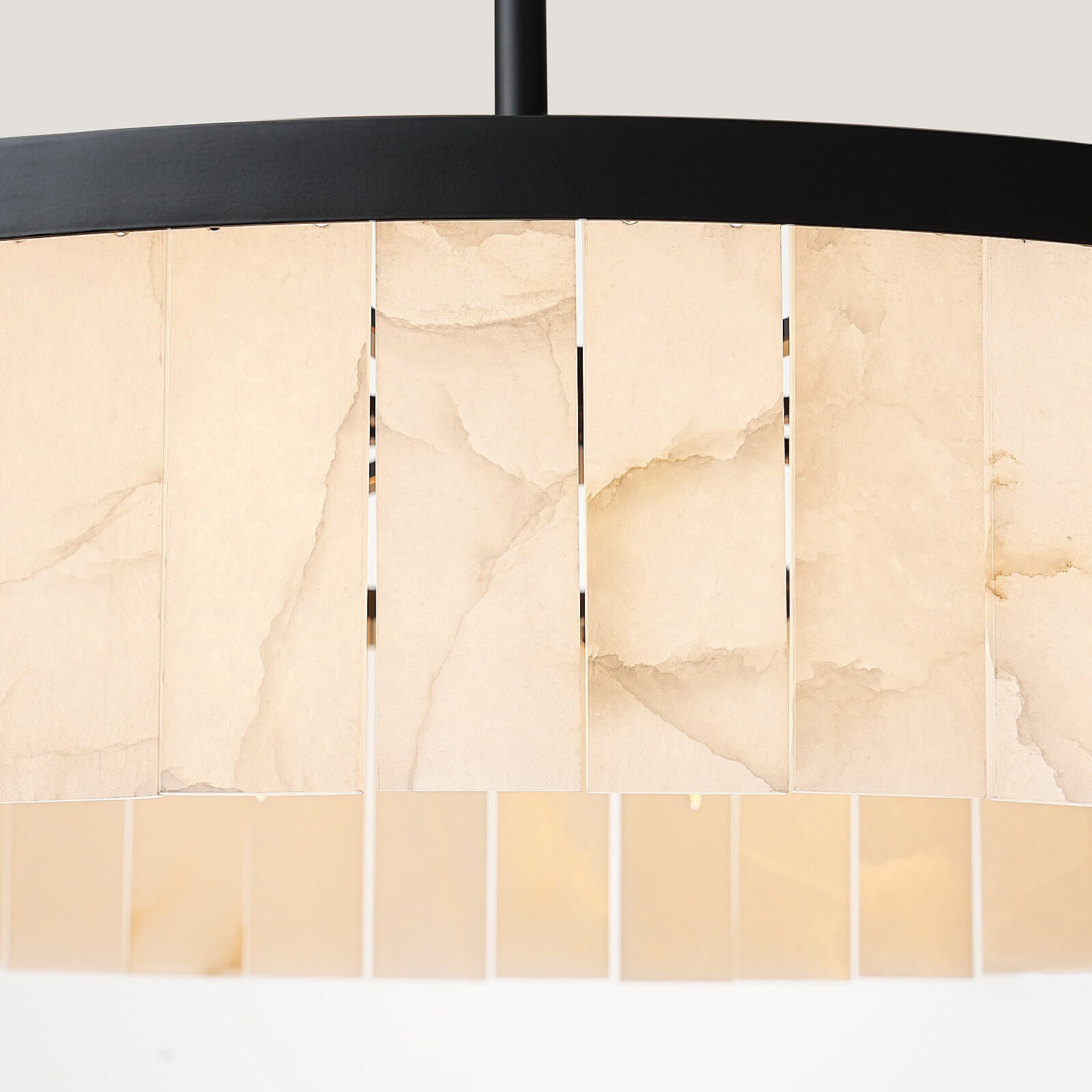 8-Light Spanish Alabaster Chandelier (42")