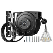 DEWENWILS 25FT Retractable Extension Cord Reel, 3-Outlet,14/3C SJTOW Cable