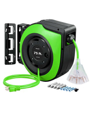 75ft Retractable Extension Cord Reel