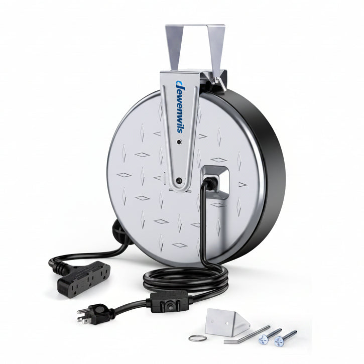 30ft Retractable Extension Cord Reel