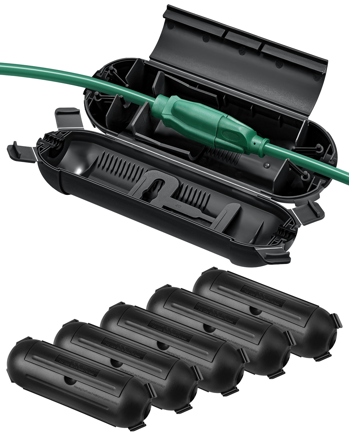 DEWENWILS 4-Pack Outdoor Extension Cord Cover for 12/14/16 Gauge Cords