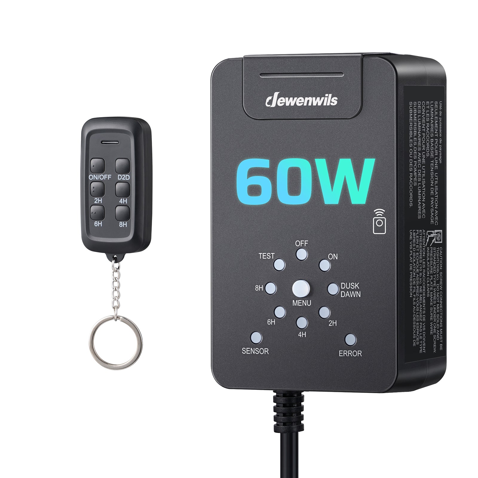 DEWENWILS 60W Low Voltage Transformer