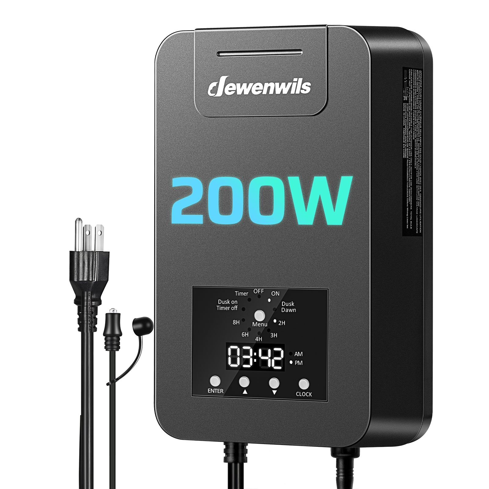 DEWENWILS 200W Low Voltage Transformer