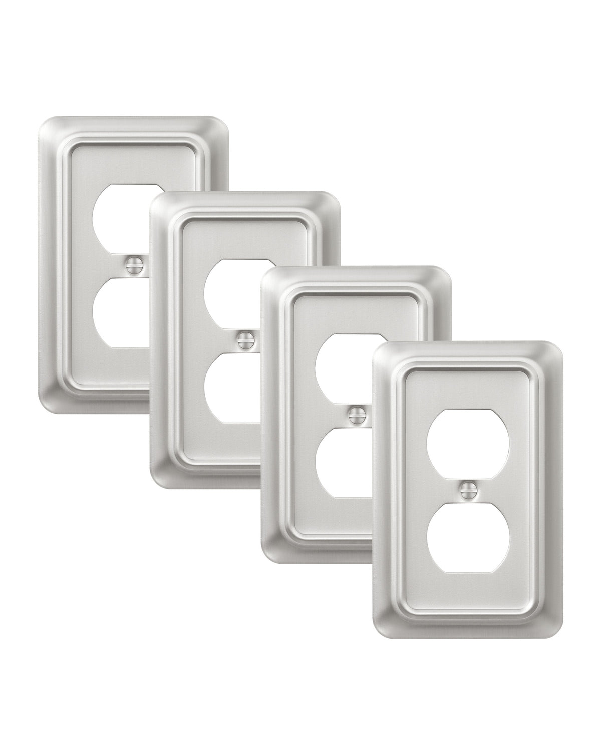 DEWENWILS Blank Wallplates, Brushed Nickel Outlet Cover, Stanless Steel DEWENWILS Blank Wallplates, Brushed Nickel Outlet Cover, Stanless Steel