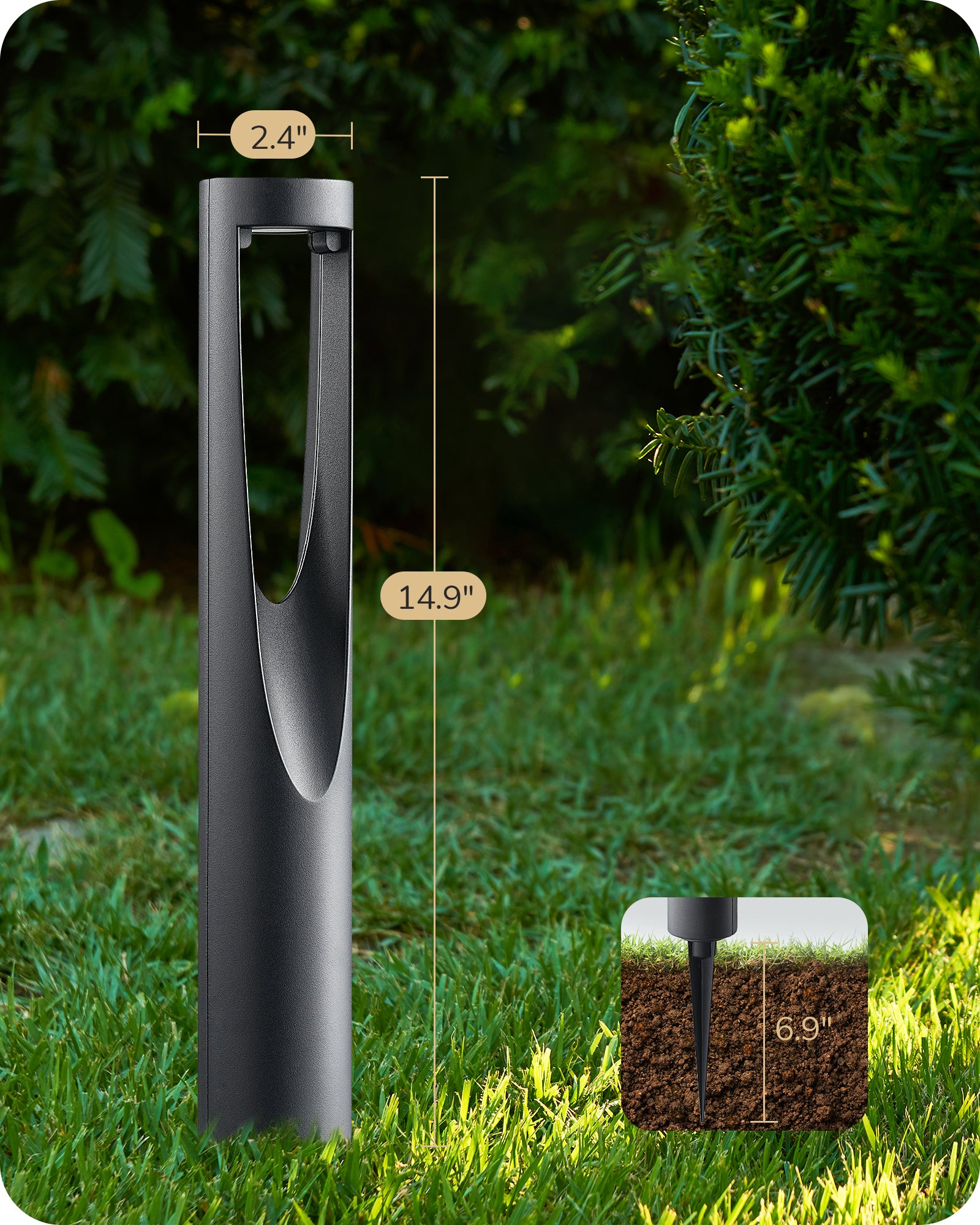 Low Voltage Landscape Lighting dimensions